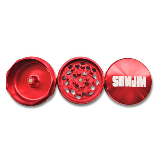 Buy Slimjim - Shredder Elite 3 Piece Aluminum Grinder (56mm) Grinder | Slimjim India