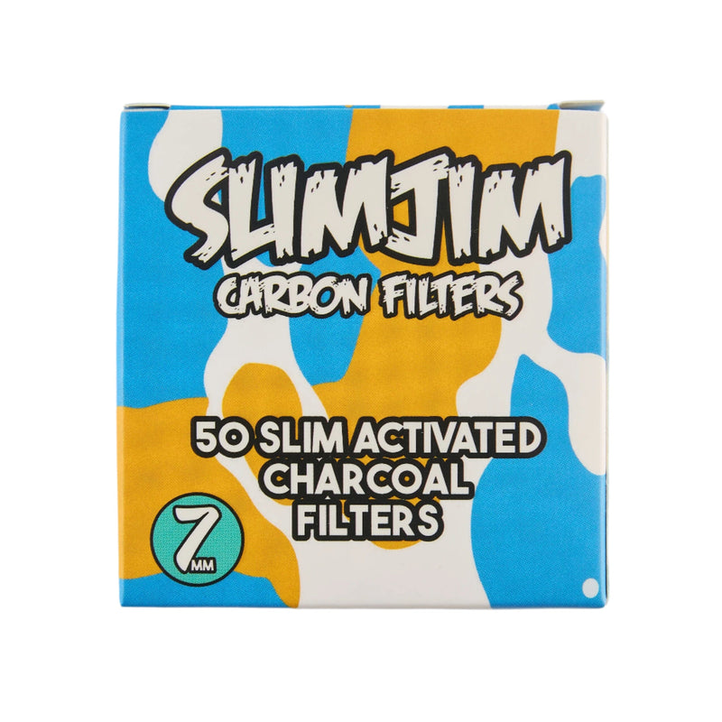 Load image into Gallery viewer, Buy Slimjim - Splash Carbon Filters (7MM) (Pack of 50) Filters &amp; Screens | Slimjim India
