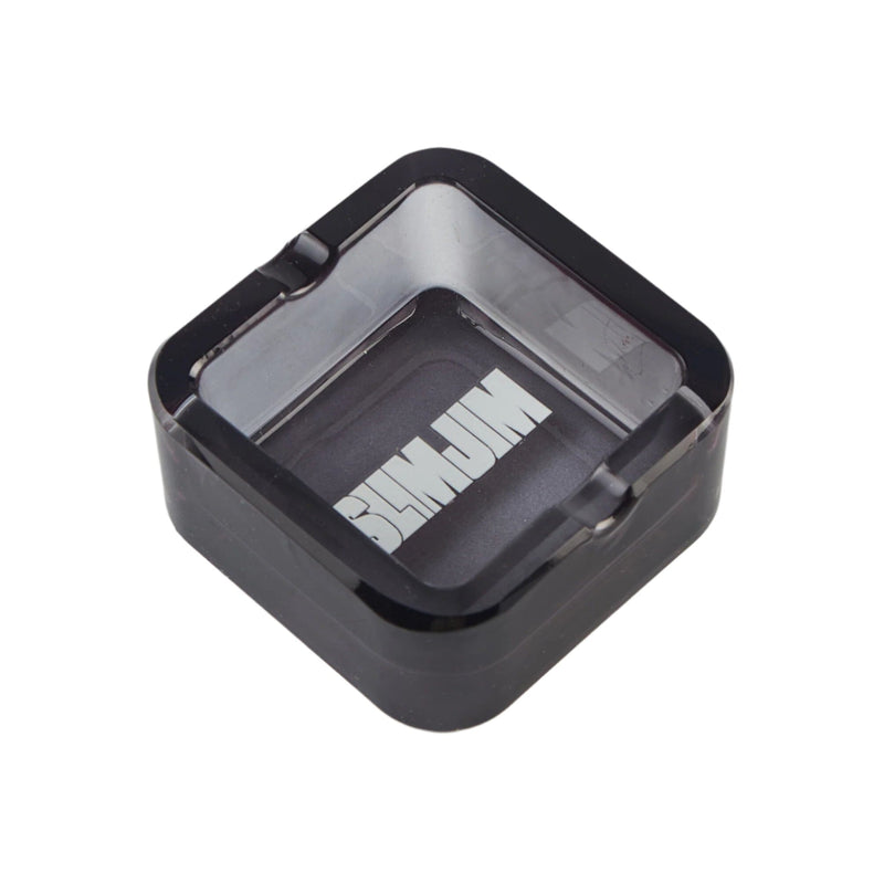 Load image into Gallery viewer, Buy Slimjim - Square Glass Ashtray Ashtray Black | Slimjim India
