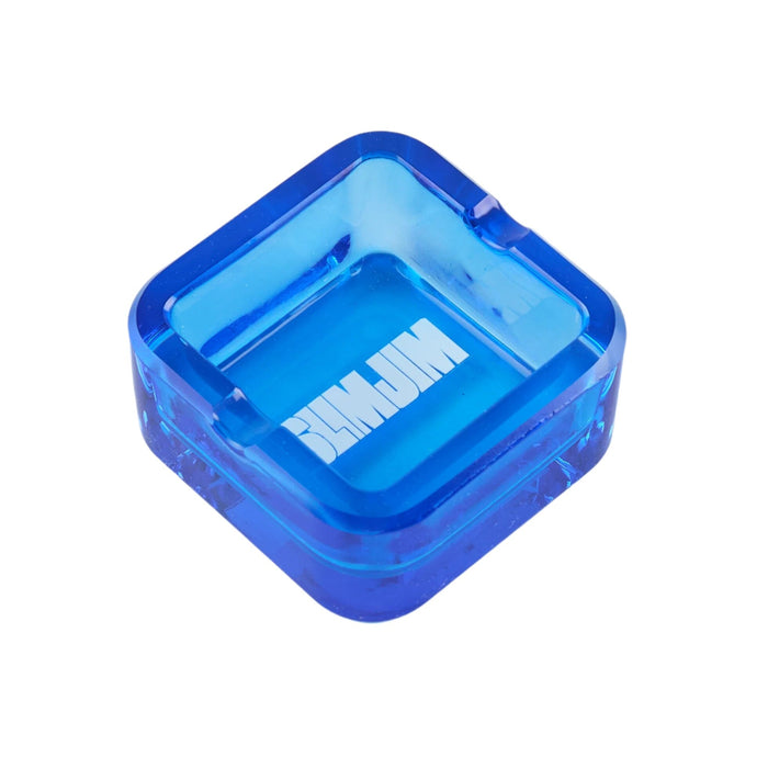 Buy Slimjim - Square Glass Ashtray Ashtray Blue | Slimjim India