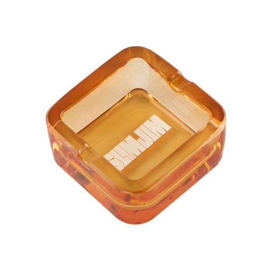 Buy Slimjim - Square Glass Ashtray Ashtray Orange | Slimjim India