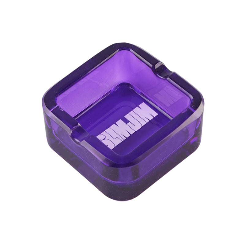 Load image into Gallery viewer, Buy Slimjim - Square Glass Ashtray Ashtray Purple | Slimjim India
