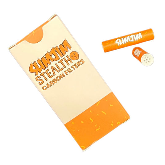 Buy Slimjim - Stealth Carbon Filters (6mm) (Pack of 10) Activated Charcoal Filters | Slimjim India