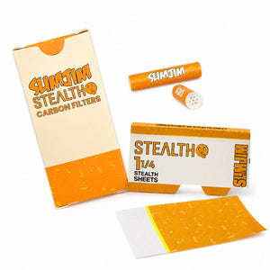 Buy Slimjim - Stealth Duo Pack (1 1/ 4th Papers + Carbon Filters (6MM) | Slimjim India