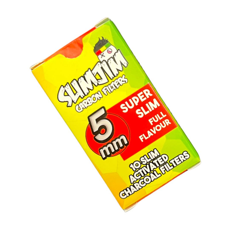 Load image into Gallery viewer, Buy Slimjim - Super Slim 5mm Carbon Filters (Box of 20) | Slimjim India
