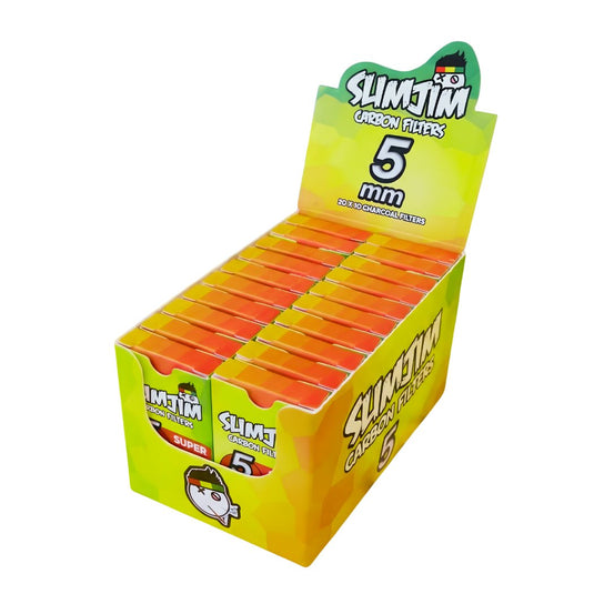 Buy Slimjim - Super Slim 5mm Carbon Filters (Box of 20) | Slimjim India