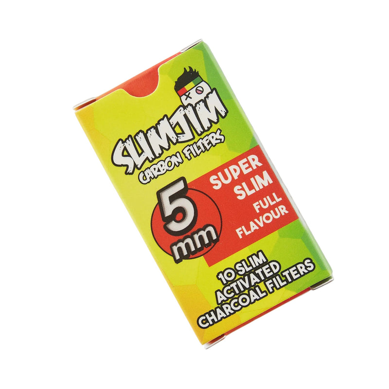 Load image into Gallery viewer, Buy Slimjim - Super Slim Carbon Filters (5MM) (Pack of 10) Activated Charcoal Filters | Slimjim India
