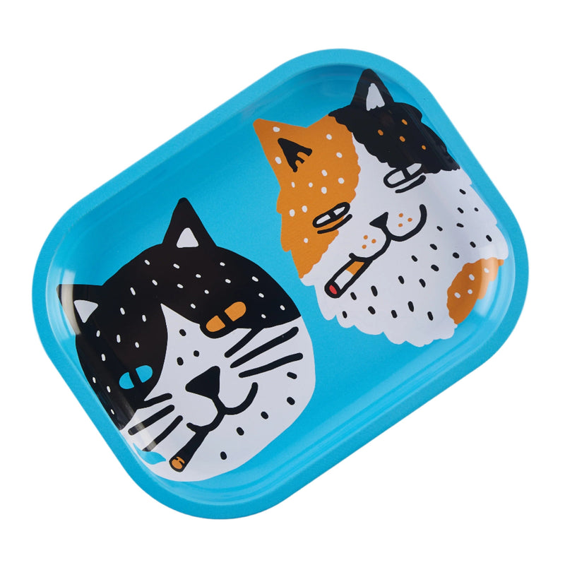 Load image into Gallery viewer, Buy Slimjim X Jacob 9 Lives Tray - Don Meowleone rolling tray | Slimjim India
