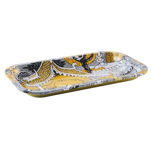 Buy Slimjim X Jacob 9 Lives Tray - Kitty Temple (Medium) rolling tray | Slimjim India