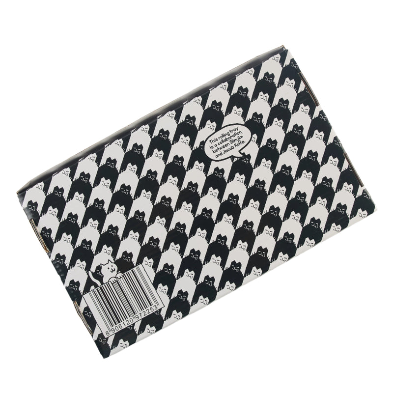 Load image into Gallery viewer, Buy Slimjim X Jacob 9 Lives Tray - Fire Cat (Medium) rolling tray | Slimjim India
