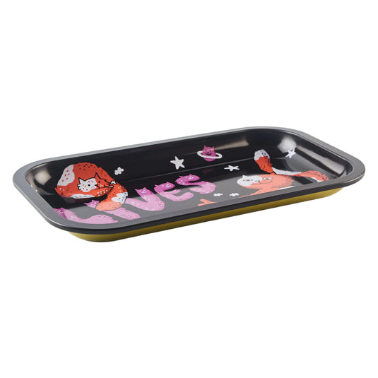 Buy Slimjim X Jacob 9 Lives Tray - Purrfect (Medium) rolling tray | Slimjim India