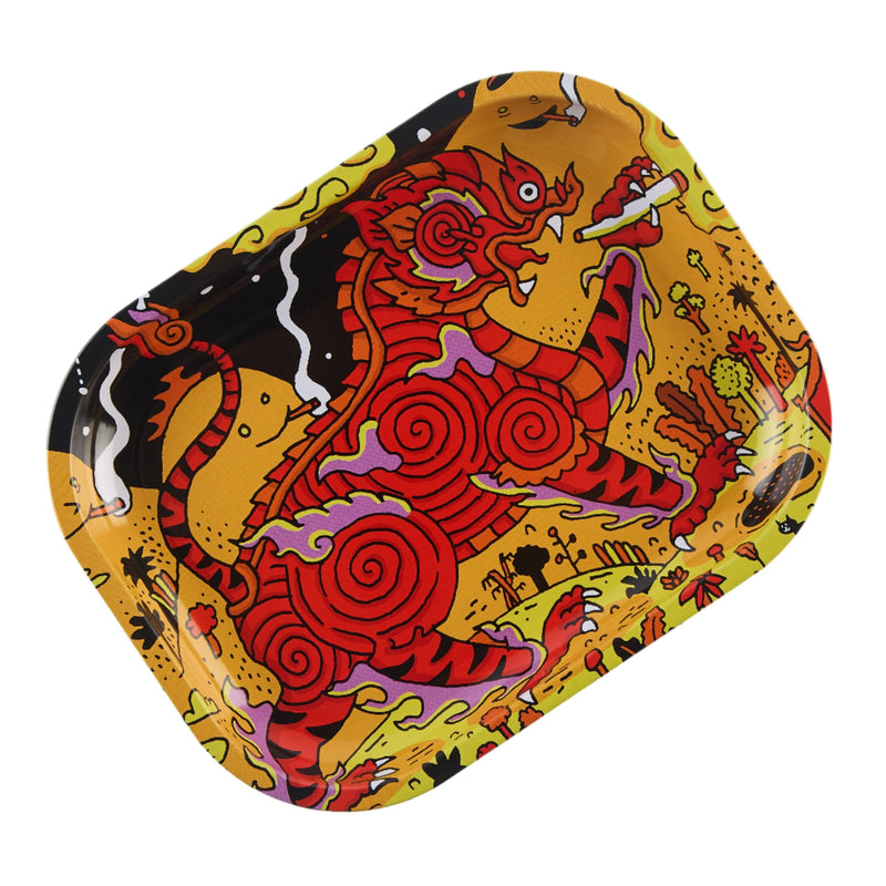 Load image into Gallery viewer, Buy Slimjim X Jacob 9 Lives Tray - Singa Cat Rolling Tray | Slimjim India
