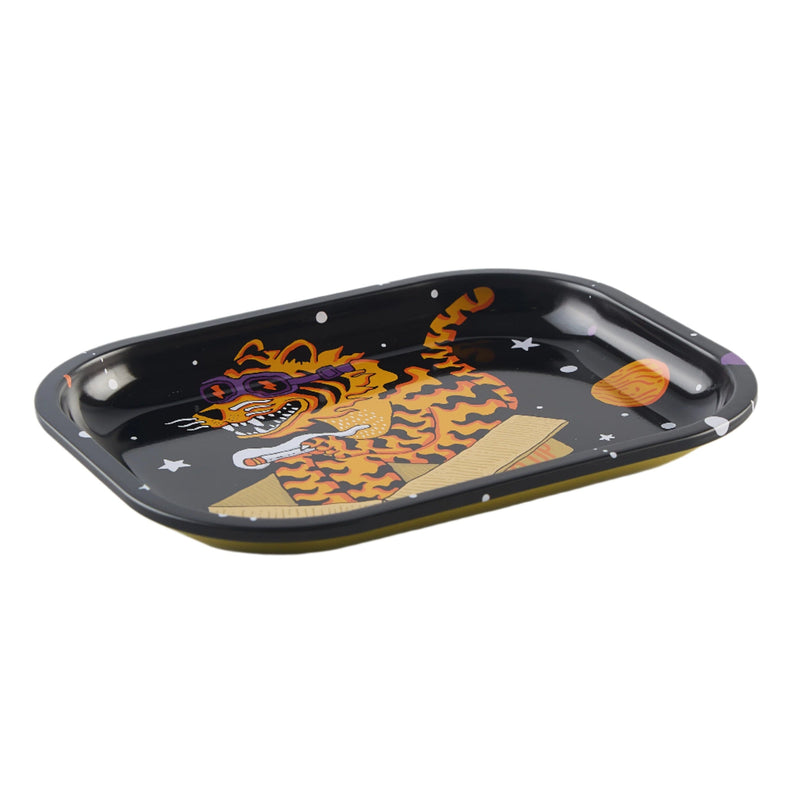 Load image into Gallery viewer, Buy Slimjim X Jacob 9 Lives Tray - Space Cat rolling tray | Slimjim India
