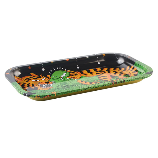 Buy Slimjim X Jacob 9 Lives Tray - Thaiger (Medium) rolling tray | Slimjim India