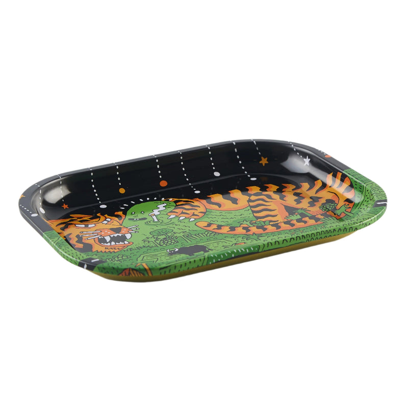 Load image into Gallery viewer, Buy Slimjim X Jacob 9 Lives Tray - Thaiger rolling tray | Slimjim India
