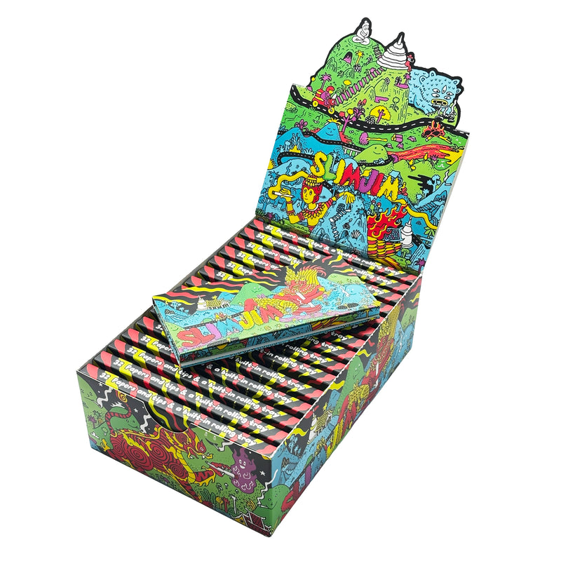 Load image into Gallery viewer, Buy Slimjim x Jacob - King Size Papers + Grinder + Tray Rolling Papers + Tips | Slimjim India
