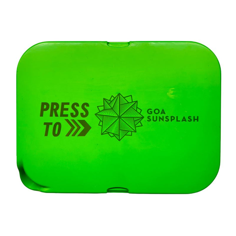 Load image into Gallery viewer, Buy Slimjim X Sunsplash Starter Pack (Green) Rolling Tray | Slimjim India
