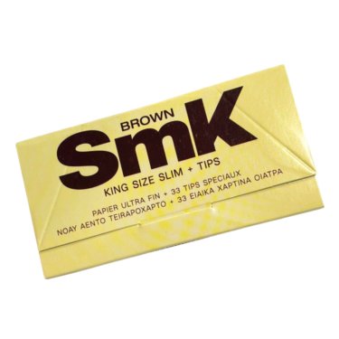 Buy SMK - Brown Slim King Size + Tips Paraphernalia | Slimjim India