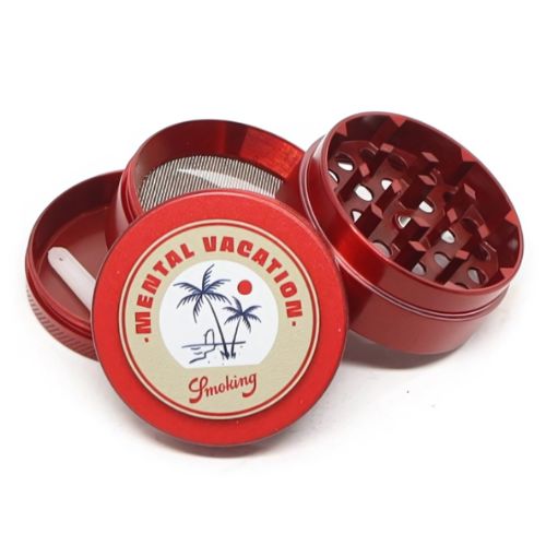 Buy Smoking - Mental Vacation Grinder (4 Part) Grinders | Slimjim India