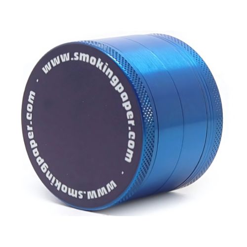 Buy Smoking - Metallic Blue Grinder (4 Part) Grinder | Slimjim India