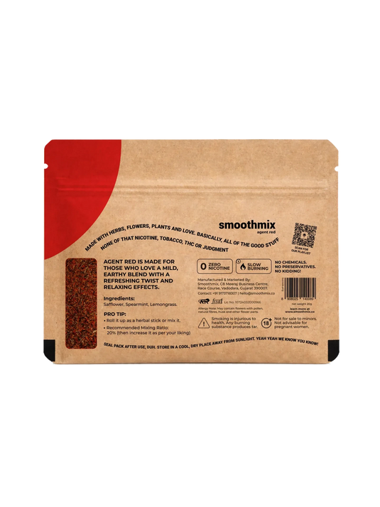Buy Smoothmix Agent Red - Herbal Mix herbal mix | Slimjim India
