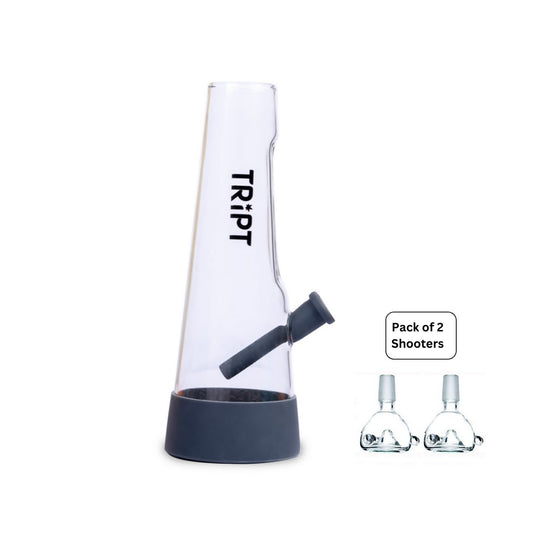 Buy Tript OG Silicone Glass bong ( Yellow Mellow) Bong | Slimjim India