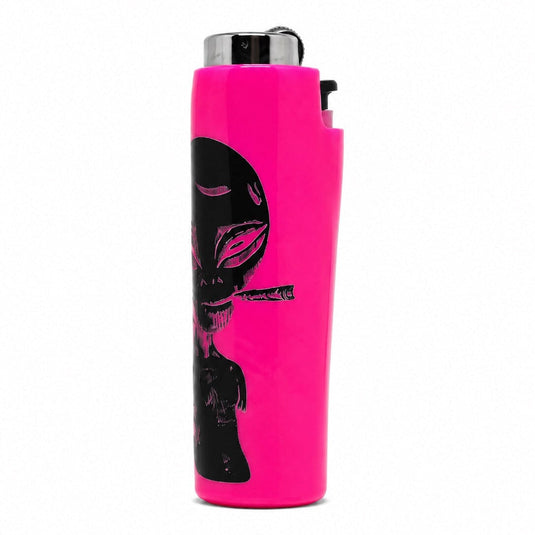 Buy Ubuntu - Smoking Alien Glow Clipper LIGHTER | Slimjim India