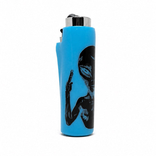 Buy Ubuntu - Smoking Alien Glow Clipper LIGHTER | Slimjim India