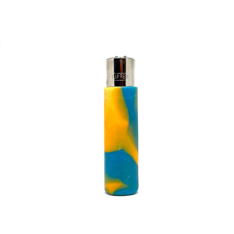 Load image into Gallery viewer, Buy Ubuntu - Soft Touch Glow Clipper LIGHTER Blue Lava | Slimjim India
