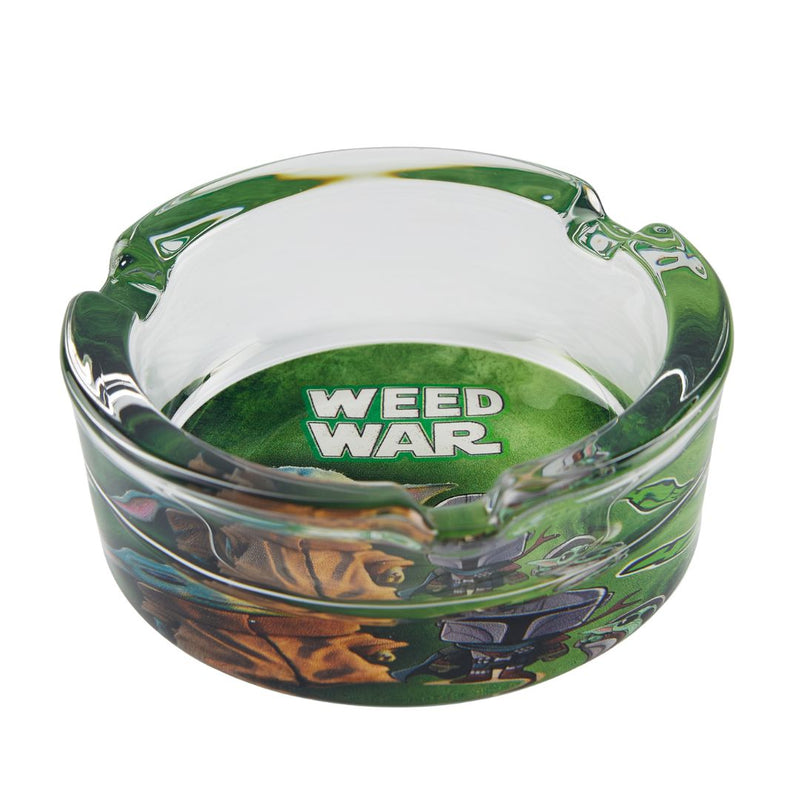 Load image into Gallery viewer, Buy War - Glass Ashtray Ashtray | Slimjim India
