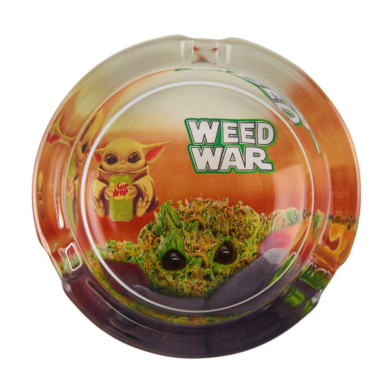 Load image into Gallery viewer, Buy War - Glass Ashtray Ashtray Orange | Slimjim India
