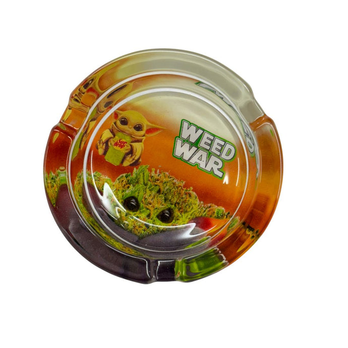 Buy War - Glass Ashtray Ashtray Orange | Slimjim India