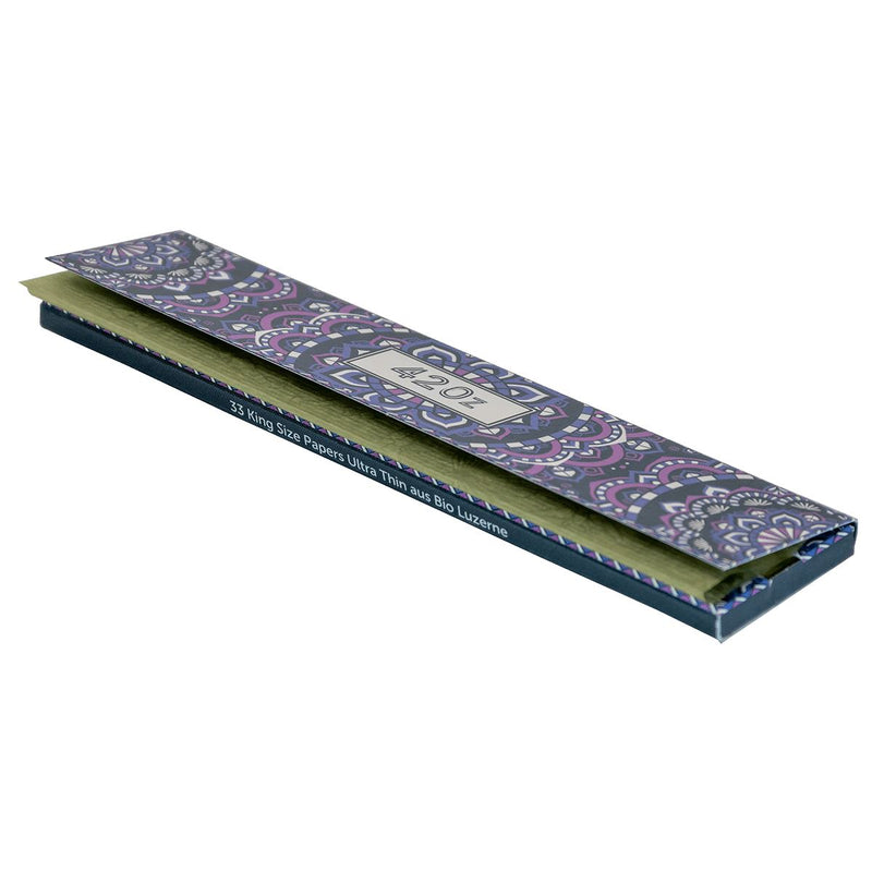 Load image into Gallery viewer, Buy 420z Ultra thin king size papers King Size Skins Grape Sparkle | Slimjim India
