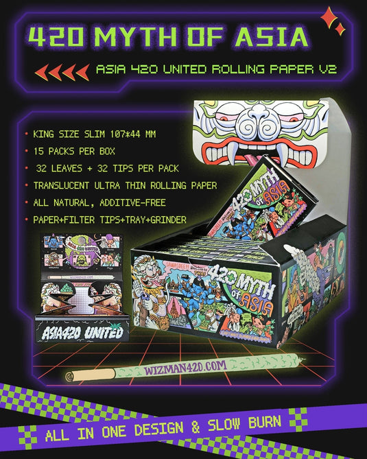 Buy Asia 420 - Rolling Paper Rolling Paper | Slimjim India