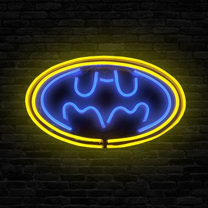 BATMAN Neon Signage (45 x 15)cms Gift Set Slimjim Online 
