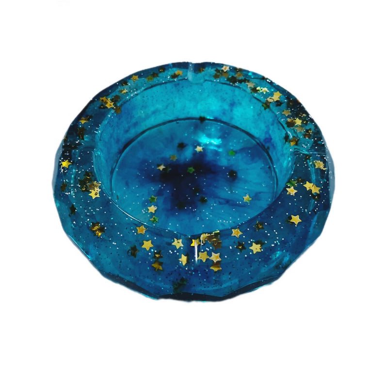 Load image into Gallery viewer, Buy Blue Diamond Cut Ashtray | Slimjim India 
