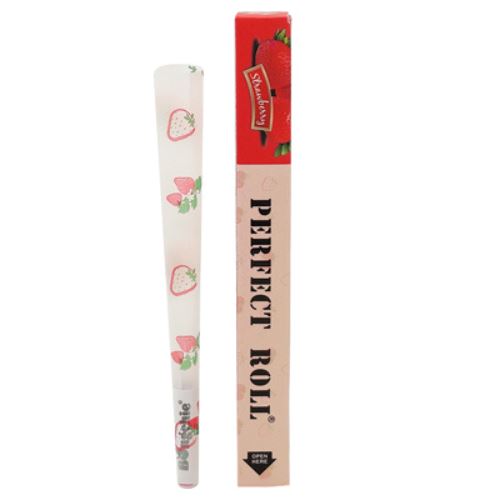 Buy Bongchie - Perfect Roll - Strawberry (King Size Cone) Pre Rolled Cones | Slimjim India