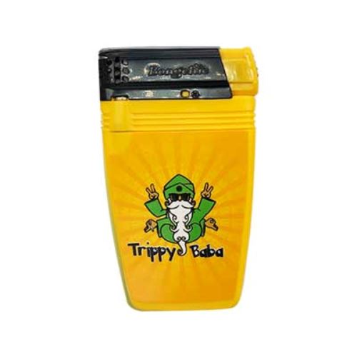 Buy Bongchie - Trippy Baba (World's Slimmest Lighter) Lighter Yellow | Slimjim India