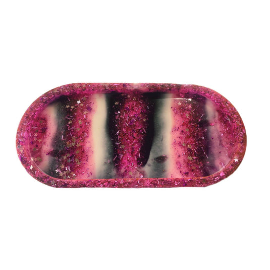 Buy Confetti Rolling/Trinket Tray - Pink, White & Purple | Slimjim India 