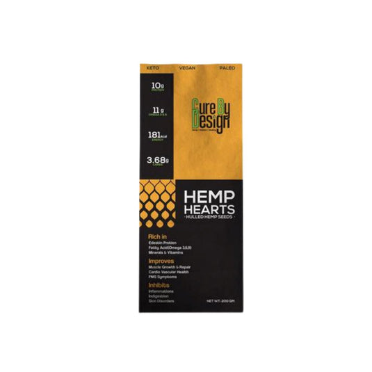 Buy Cure By design - Hemp hearts in India. Buy now from Hempivate