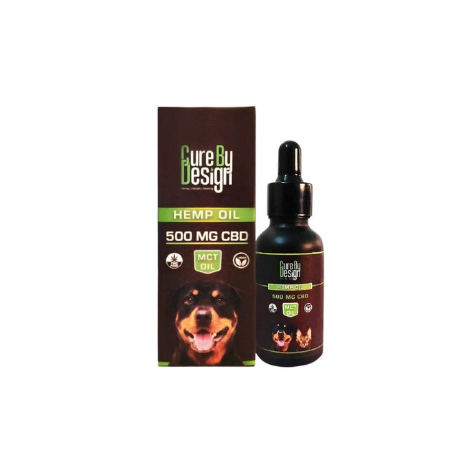 Buy Cure by Design Hemp Oil for Pets with 500mg CBD (MCT) | Slimjim India