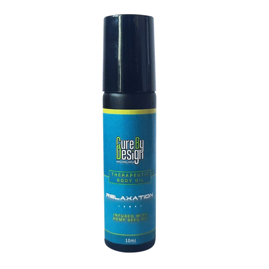 Cure By Design - Therapeutic body oil (Relaxation) (10ml) Available on Hempivate