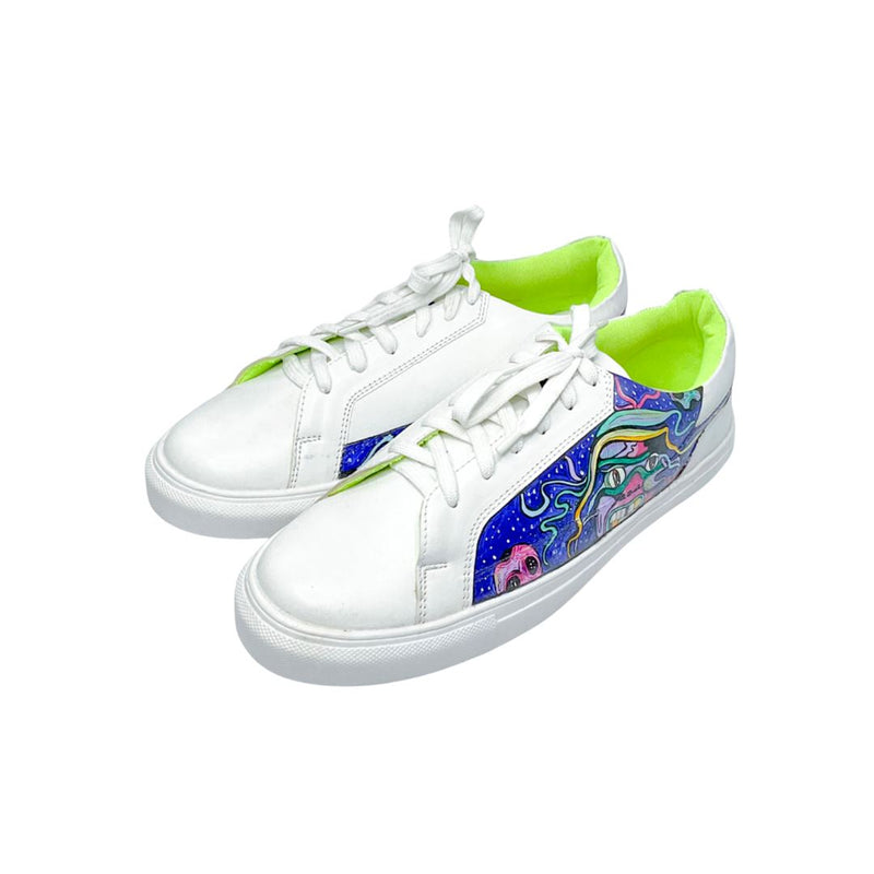 Load image into Gallery viewer, Buy Doodle Mapuls - DOC WHITES CUSTOMISED SNEAKER Shoes | Slimjim India
