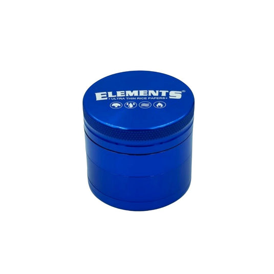 Buy Elements 4 Piece Grinder - Blue Grinders Medium (56mm) | Slimjim India