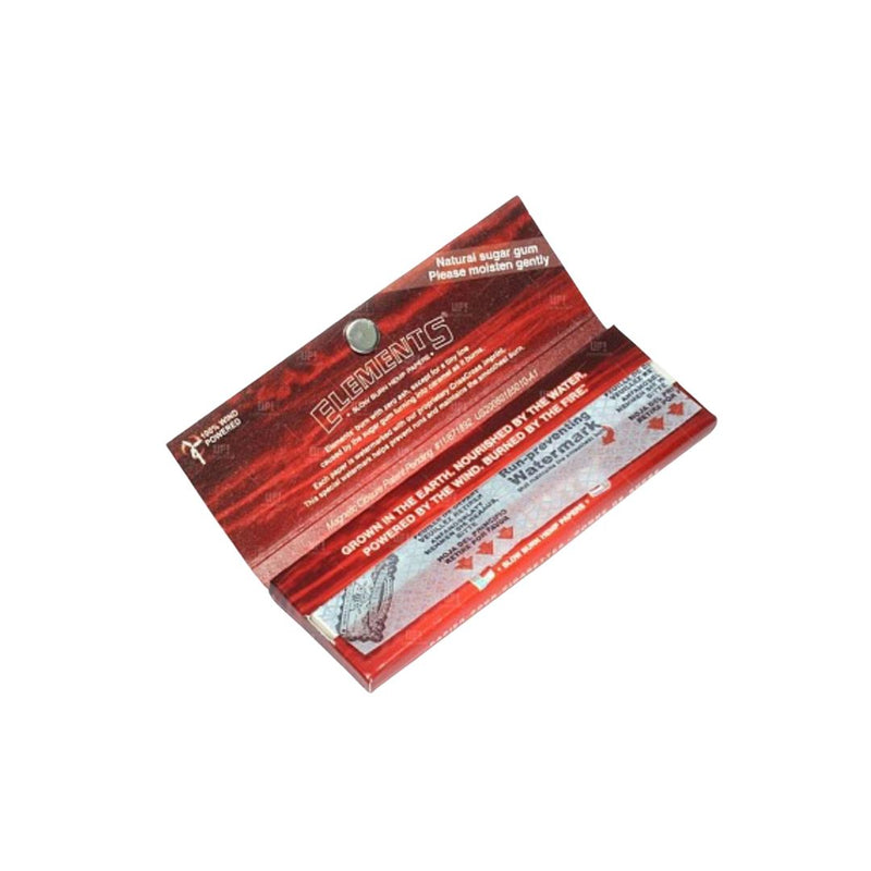 Load image into Gallery viewer,  Buy Elements Red 1 1/4th Rolling Papers | Slimjim India
