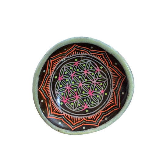Buy Floral Mandala - Glow In The Dark Mixing Bowl | Slimjim Online