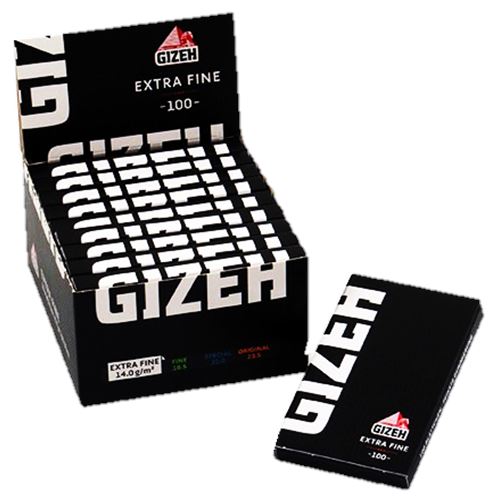 Gizeh Black Extra Fine 1/14th Papers Paraphernalia gizeh 