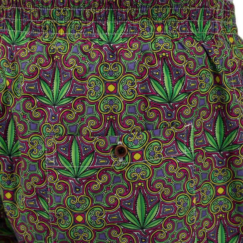 Load image into Gallery viewer, Buy Green &amp; Purple 420 Boxers Boxers | Slimjim India

