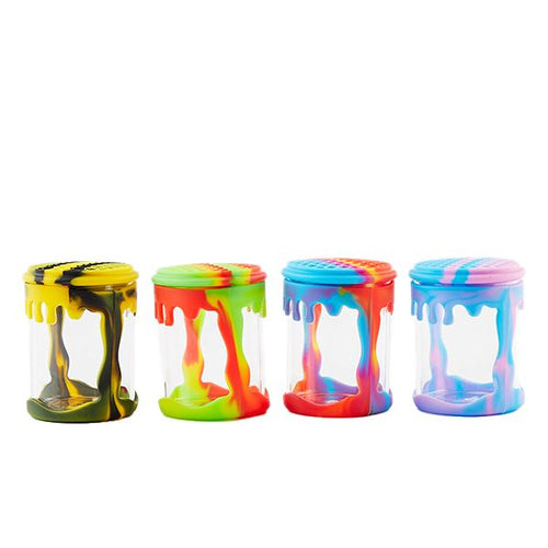 Buy Honeycomb Drip - Glass Jar Storage Jars | Slimjim India