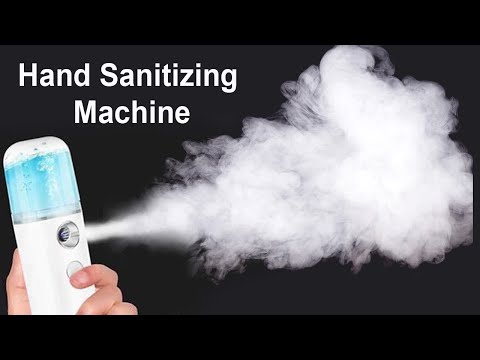 Automatic Mini Sanitizer Spray (White)